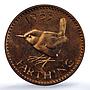 Great Britain 1 farthing Elizabeth II KM-881 S- 4156 PR 65 PCGS bronze coin 1953