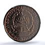 Angola 100 kwanzas Peoples Republic KM-92 Genuine AU PCGS copper coin 1991