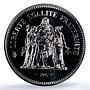 France 50 francs Hercules KM-941.1 Gad-882 F-427 MS 65 PCGS silver coin 1974