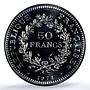 France 50 francs Hercules KM-941.1 Gad-882 F-427 MS 65 PCGS silver coin 1974