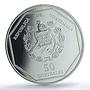 Guatemala 50 quetzales Guacamaya Piefort PE X-P6 Bird PR64 PCGS silver coin 1995