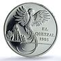 Guatemala 10 quetzales Piefort PE X-P4 Bird Tower PR 66 PCGS silver coin 1995