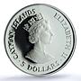 Cayman Islands 5 dollars Save Children KM-102 UNICEF PR 68 PCGS silver coin 1989