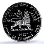Ethiopia 5 dollars Emperor Theodros II KM-48 PR 65 PCGS silver coin 1972