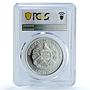 Guatemala 1 quetzal Colibri Piefort RE X-P2 Bird PR 66 PCGS silver coin 1995
