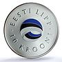 Estonia 10 krooni National Flag Coloured KM-40 PR 70 PCGS silver coin 2004