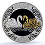 Kazakhstan 500 tenge Swan Gilt KM-537 Nomads Art Bird PR70 PCGS silver coin 2021