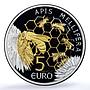 Luxembourg 5 euros Bee Apis Mellifera Gilt KM-127 PR 69 PCGS silver coin 2013