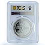 Kazakhstan 500 tenge Rider Gilt KM-72 Nomads Horse PR 70 PCGS silver coin 2006