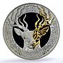 Kazakhstan 500 tenge Deer Bugy Gilt Nomads Art PR 70 PCGS silver coin 2020