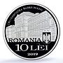 Romania 10 lei Cluj University KM-460 Building PR 70 PCGS silver coin 2019
