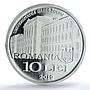 Romania 10 lei Cluj University KM-460 Building PR 70 PCGS silver coin 2019