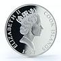 Cook Islands 10 dollars National Park Glacier Bay silver coin 1997