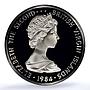 British Virgin Islands 25 cents Elizabeth II KM-4 Bird PR 70 PCGS CuNi coin 1984