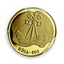 Latvia 10 latu Riga KM-29 Anniversary City Ship PR 69 PCGS gold coin 1998