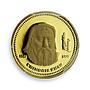 Mongolia 500 togrog Chinggis Khan History PR 70 PCGS gold coin 2003