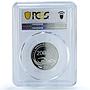 Cape Verde 200 escudos Swimming KM-57a Beach Games PR 69 PCGS silver coin 2019