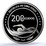 Cape Verde 200 escudos Swimming KM-57a Beach Games PR 69 PCGS silver coin 2019