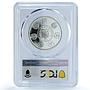 Ecuador 1 sucre Ibero-American Railways KM-129 Train PR 69 PCGS silver coin 2020