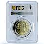 Jamaica 100 dollars Gold Medal Winners KM-201 Beijing PR69 PCGS silver coin 2008