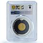 Kazakhstan 1000 tenge Joshy Ulysy Khan Zhoshy Gilt PR 70 PCGS silver coin 2024