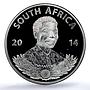 South Africa 1 rand Nelson Mandela KM-577 Education PR 69 PCGS silver coin 2014