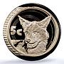 South Africa 5 cents Wild Dog KM-320 Wildlife Fauna PR 69 PCGS silver coin 2005
