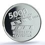 Slovenia 5000 tolarjev Slovene Film KM-62 Cinema Art PR 69 PCGS silver coin 2005