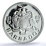 Barbados 5 dollars Elizabeth II KM-16a Fountain PR 69 PCGS silver coin 1983