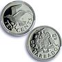 Barbados 10 cents Elizabeth II KM-12 Gull Bird PR 70 PCGS CuNi coin 1983