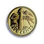 Barbados 5 cents Elizabeth II KM_11 Lighthouse PR 70 PCGS brass coin 1983