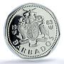 Barbados 1 dollar Elizabeth II KM-14 Fish PR 70 PCGS CuNi coin 1983