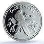 Belize 1 dollar Elizabeth II KM-43a Parrot Bird PR 70 PCGS silver coin 1981