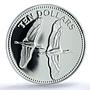 Belize 10 dollars Elizabeth II KM-57a Jabirus Birds PR 70 PCGS silver coin 1979