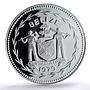 Belize 10 dollars Elizabeth II KM-57a Jabirus Birds PR 70 PCGS silver coin 1979