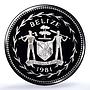 Belize 5 dollars Elizabeth II KM-44a Toucan Bird PR 69 PCGS silver coin 1981