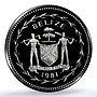 Belize 25 cents Elizabeth II KM-49a Motmot Bird PR 70 PCGS silver coin 1981