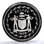 Belize 25 cents Elizabeth II KM-49a Motmot Bird PR 69 PCGS silver coin 1979