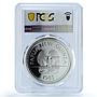 Papua New Guinea 10 kina Elizabeth II KM-8a Bird PR 69 PCGS silver coin 1983