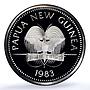 Papua New Guinea 10 kina Elizabeth II KM-8a Bird PR 69 PCGS silver coin 1983