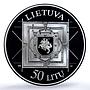 Lithuania 50 litu Artillery KM-121 History Military PR 69 PCGS silver coin 2000