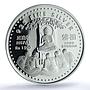Nepal 1500 rupees Lord Buddha KM-1158 Religion PR 70 PCGS silver coin 2001