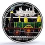 Peru 1 sol Ibero-American Railways Coloured KM-421 Train PR 69 PCGS Ag coin 2019