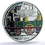 Peru 1 sol Ibero-American Railways Coloured KM-421 Train PR 69 PCGS Ag coin 2019