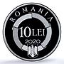 Romania 10 lei Francophonie Organisation KM-475 PR 70 PCGS silver coin 2020