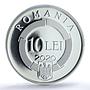 Romania 10 lei Francophonie Organisation KM-475 PR 70 PCGS silver coin 2020