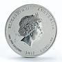 Australia 2 dollar Year of the Snake Lunar Series II 2oz silver coin 2013