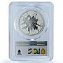 Romania 10 lei Euro Currency KM-286 Anniversary PR 70 PCGS silver coin 2012