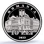 Romania 10 lei IMF Monetary Fund World Bank KM-504 PR 69 PCGS silver coin 2022