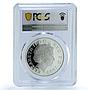 Great Britain 5 pounds Princess Diana Wales KM-997a PR 69 PCGS silver coin 1999